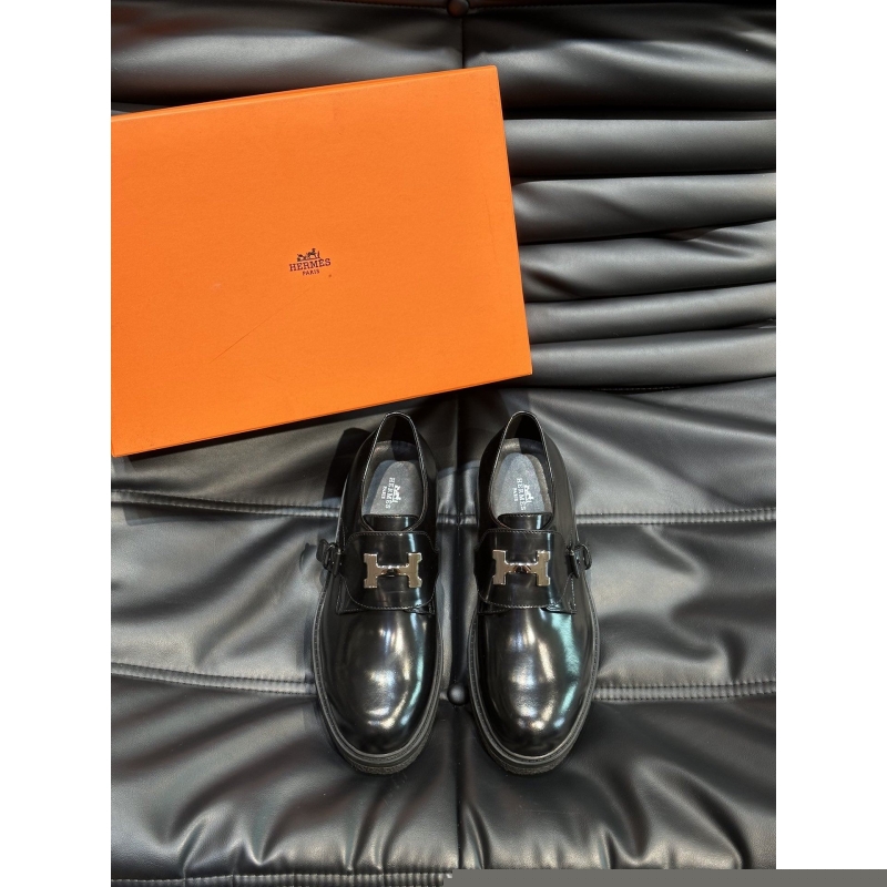 H**mes leather shoes